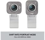 LOGITECH StreamCam Full HD USB-C Webcam & Yeti Professional USB Microphone Bundle - White & Black