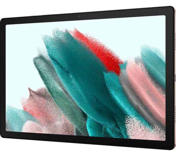 SAMSUNG Galaxy Tab A8 10.5" Tablet (32 GB, Pink Gold) & Book Cover (Dark Grey) Bundle