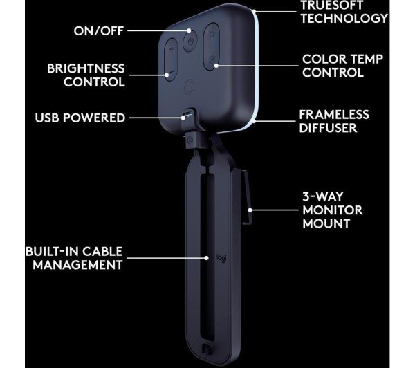 LOGITECH Pro C920 Full HD Webcam, Snowball iCE USB Streaming Microphone & Litra Glow Streaming Light Bundle