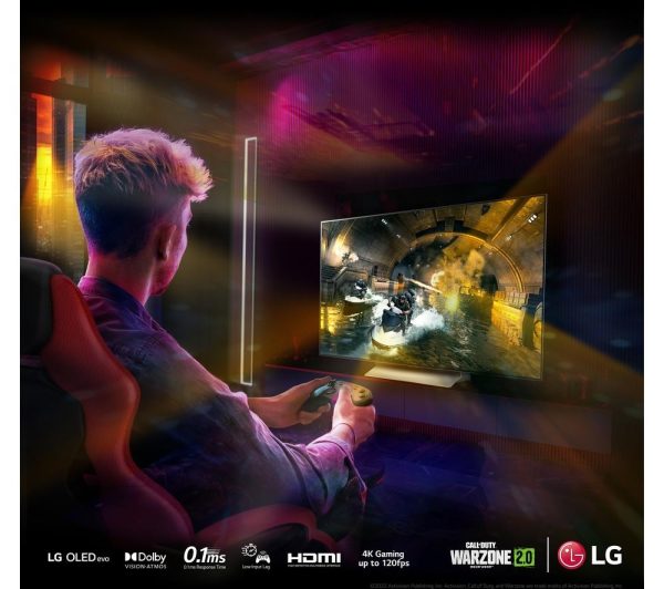 LG OLED48C34LA 48" Smart 4K Ultra HD HDR OLED TV with Amazon Alexa