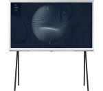 SAMSUNG The Serif LS01BG 43 inch Smart 4K Ultra HD HDR QLED TV in Cloud White (2022) - QE43LS01BGU
