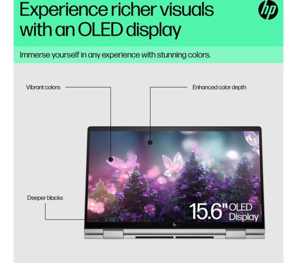 HP ENVY x360 15-fe0502na 15.6" 2 in 1 Laptop - Intel® Core i7, 512 GB SSD, Silver