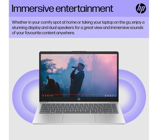 HP Pavilion SE 14" Laptop - IntelÂ® N200, 128 GB SSD, Silver