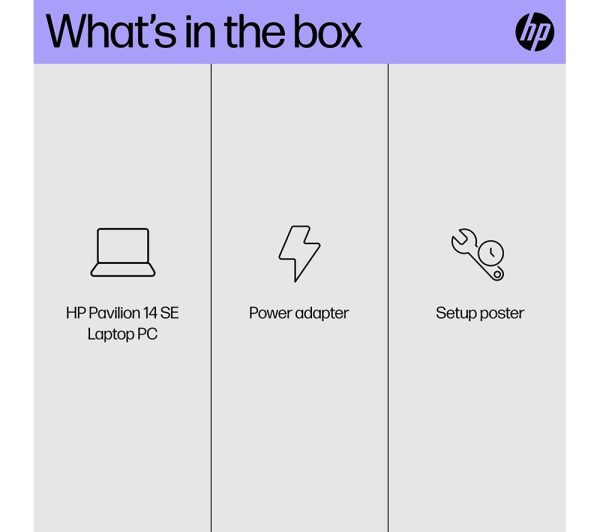 HP Pavilion SE 14" Laptop - IntelÂ® N200, 128 GB SSD, Silver
