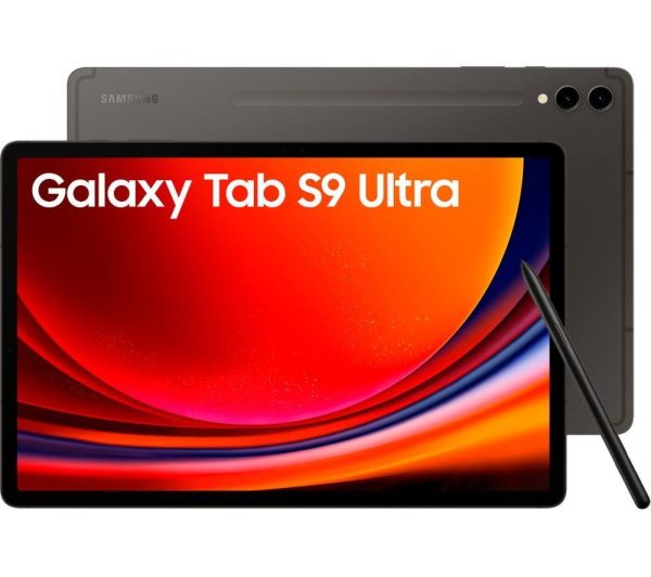 SAMSUNG Galaxy Tab S9 Ultra 14.6" 5G Tablet (512 GB, Graphite) & Galaxy Tab S9 Ultra Slim Book Cover Keyboard Case Bundle