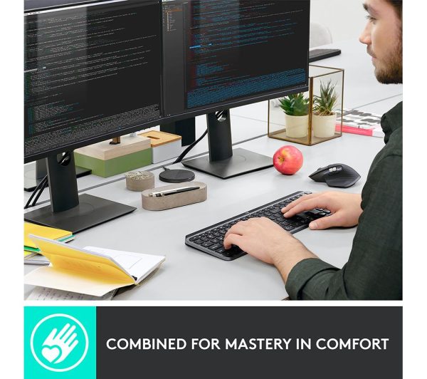LOGITECH MX Master 3S Wireless Darkfield Mouse & MX Keys S Wireless Keyboard Bundle