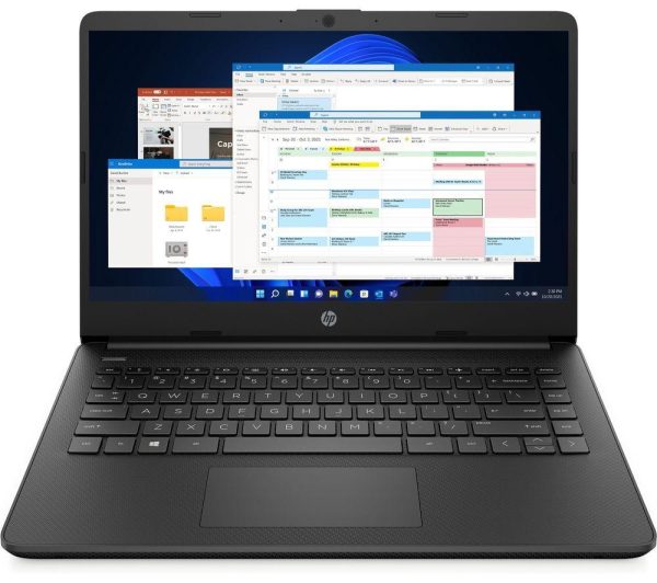 HP 14s-dq0518sa 14" Refurbished Laptop - IntelÂ® CeleronÂ®, 128 GB eMMC, Black (Very Good Condition)
