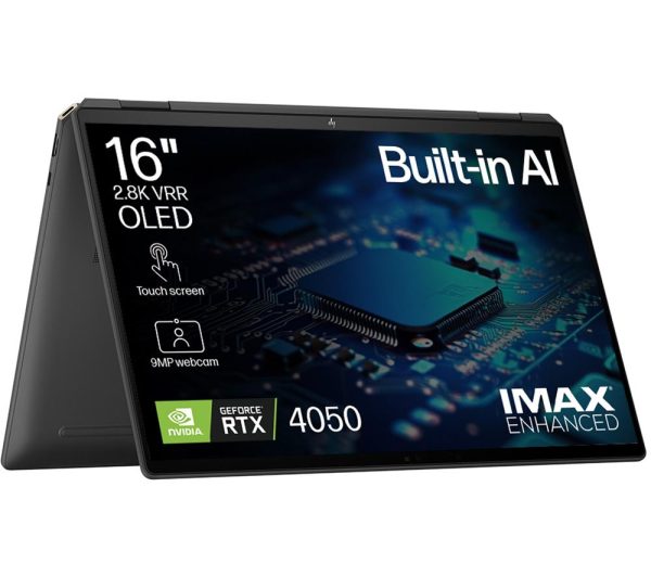 HP Spectre x360 16-aa0500na 16" 2 in 1 Laptop - Intel® Core Ultra 7, 1 TB SSD, Black