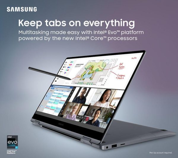 SAMSUNG Galaxy Book4 360 15.6" 2 in 1 Laptop - Intel® Core 7, 1 TB SSD, Grey