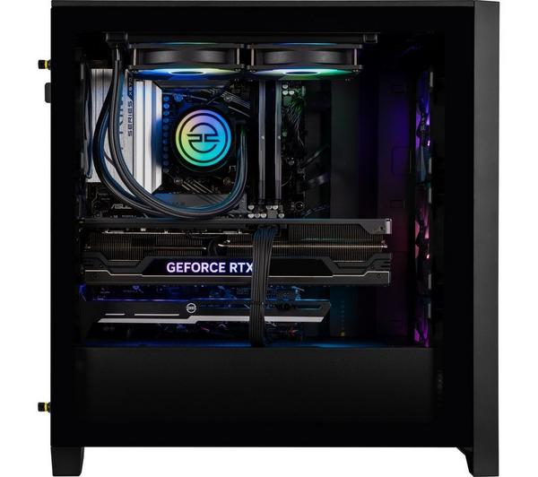 PCSPECIALIST Nexa 610 Gaming PC - AMD Ryzen 7, RTX 4070 Ti SUPER, 2 TB SSD