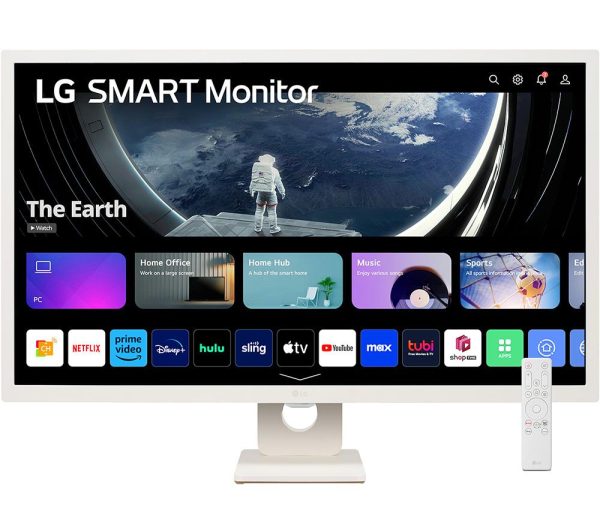 LG MyView 32SR50F-W.AEK 32" Smart Full HD HDR IPS Monitor (No Aerial) - White