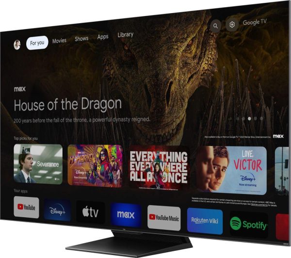 TCL 65C805K 65" Smart 4K Ultra HD HDR Mini LED QLED TV with Google Assistant & Alexa