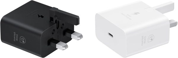 Samsung Galaxy Official 25W Super Fast Charging Travel Adapter (without USB-C to C Data Cable), Black