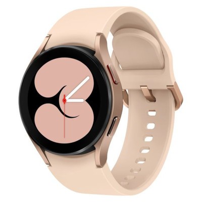 Samsung Galaxy Watch4 Bluetooth Pink Gold 40MM Beige Silicone Strap
