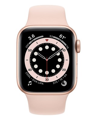 Apple Watch Series 6 GPS + Cellular Gold Aluminium 40MM Pink Sport Band