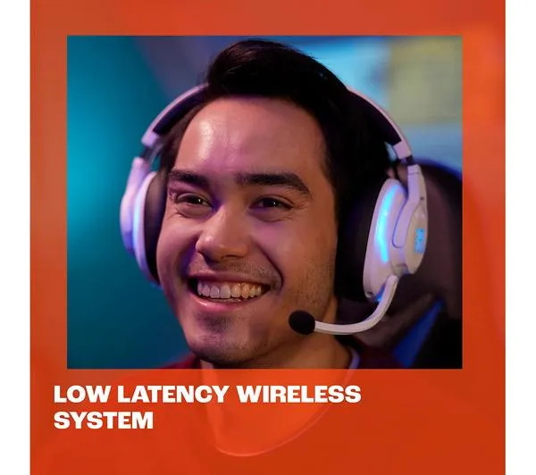 JBL Quantum 910P Wireless Gaming Headset - White