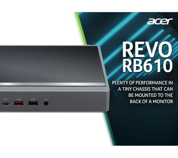 ACER Revo RB610 Desktop Mini PC - Intel® Core™ i3, 512 GB SSD, Black