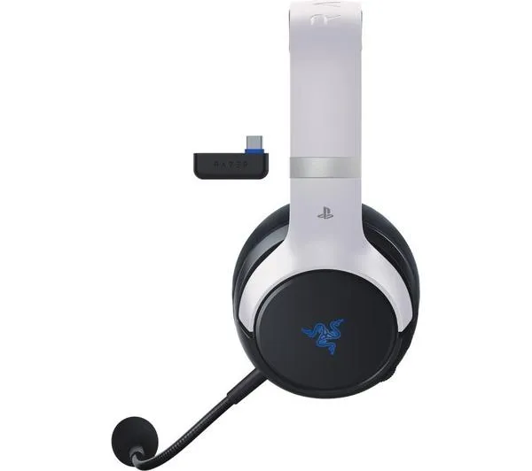 RAZER Kaira Pro HyperSpeed Wireless Gaming Headset for PlayStation - White